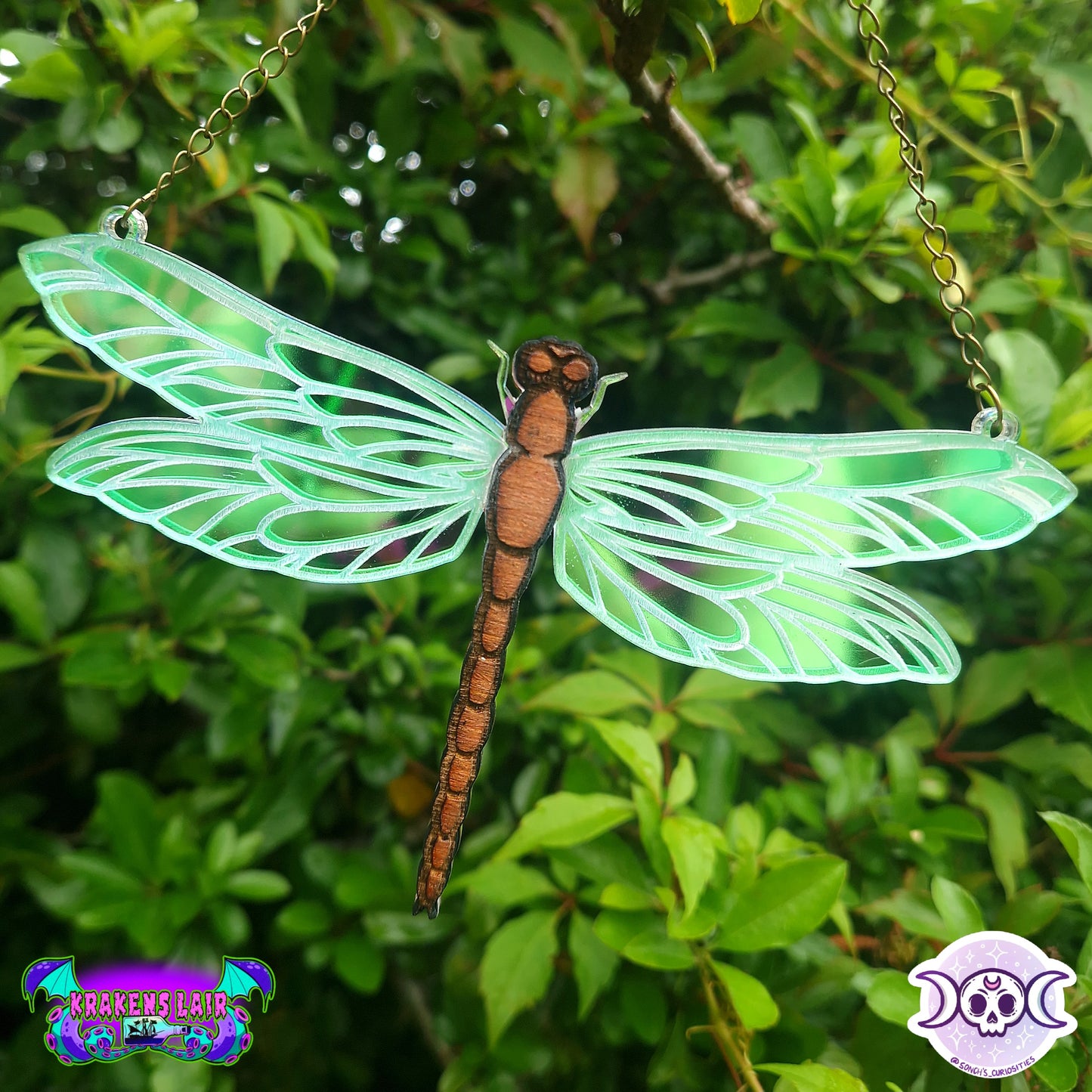 Dragonfly wall hanging/suncatcher