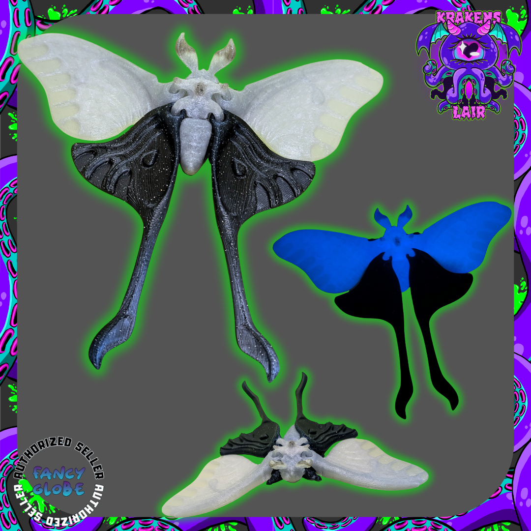 Articulated Luna Moth